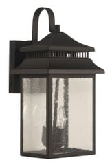 Crossbend 3 Light Large Outdoor Wall Lantern by Craftmade - ZA3124