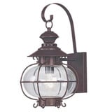 Harbor 1 Light Outdoor Wall Lantern 11.25 Inch Tall by Livex - 2221