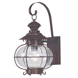 Harbor 1 Light Outdoor Wall Lantern 11.25 Inch Tall by Livex - 2221