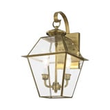 Westover 2 Light Outdoor Wall Lantern by Livex - 2281