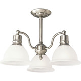 Madison 3 Light 20.75 Inch Wide Semi Flush Mount by Progress - P3663