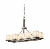 Clouds Montana 10 Light Small Chandelier by Justice Design - CLD-8650-15