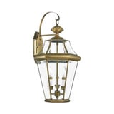 Georgetown 3 Light Outdoor Wall Lantern by Livex - 2361