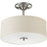 Inspire 2 Light 13 Inch Wide Farmhouse Flush Mount by Progress - P3712