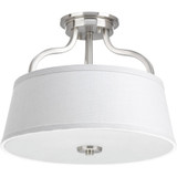 Arden 2 Light 14 Inch Wide Semi Flush Mount by Progress - P3720