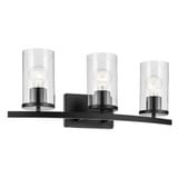 Crosby 3 Light Clear Glass Vanity Light by Kichler - 45497C