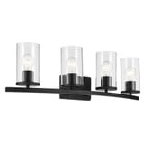 Crosby 4 Light Clear Vanity Light by Kichler - 45498C