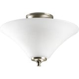 Melon 2 Light 13.31 Inch Wide Semi Flush Mount by Progress - P3855