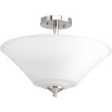 Joy 3 Light 16.63 Inch Wide Semi Flush Mount by Progress - P3864