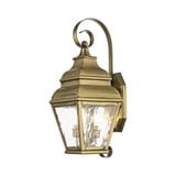 Exeter 2 Light Water Outdoor Wall Lantern by Livex - 2602