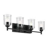 Shailene 4 Light Clear Glass Vanity Light by Kichler - 45575C
