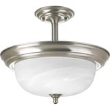 Melon 2 Light 13.19 Inch Wide Semi Flush Mount by Progress - P3927
