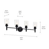 Madden 4 Light Vanity Light by Kichler - 55186