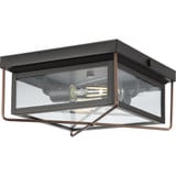 Barlowe 2 Light 11 Inch Wide Outdoor Flush Mount by Progress - P550069