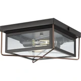 Barlowe 2 Light 11 Inch Wide Outdoor Flush Mount by Progress - P550069
