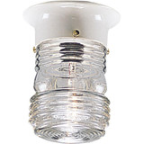 Utility 1 Light 4.88 Inch Wide Outdoor Flush Mount by Progress - P5603