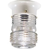 Utility 1 Light 4.88 Inch Wide Outdoor Flush Mount by Progress - P5603