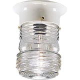 Utility 1 Light 4.88 Inch Wide Outdoor Flush Mount by Progress - P5603