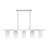 Harding 5 Light Modern Linear Chandelier by Livex - 40194