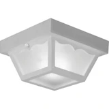 Recessed 1 Light 8.25 Inch Wide Outdoor Flush Mount by Progress - P5744