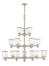 Middlebush 8 Light Small Linear Chandelier by Livex - 40208