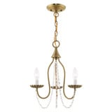 Alessia 3 Light Mini Chandelier by Livex - 40793