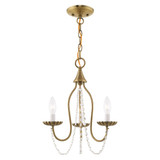Alessia 3 Light Mini Chandelier by Livex - 40793