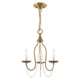 Alessia 3 Light Mini Chandelier by Livex - 40793