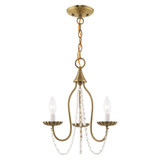 Alessia 3 Light Mini Chandelier by Livex - 40793