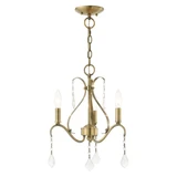 Caterina 3 Light Mini Chandelier by Livex - 40843