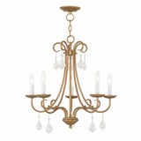 Daphne 5 Light Medium Chandelier by Livex - 40875