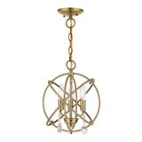 Aria 3 Light Mini Chandelier by Livex - 40903
