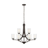 Elmwood Park 9 Light Large Chandelier by Generation Lighting - 3137309