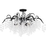 Maple 6 Light 29 Inch Wide Semi Flush Mount by Quoizel - MAP1728