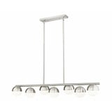 Realm Sphere 7 Light Linear Chandelier 12 Inch Wide By Z-Lite - 7517-7L