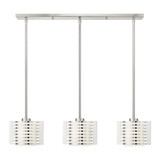 Hilliard 3 Light Modern Linear Chandelier by Livex - 41033