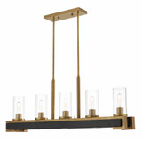 Buttonwood 5 Up Light Linear Chandelier by Livex - 41075