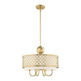 Arabesque 4 Light Small Chandelier by Livex - 41104