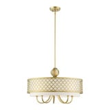 Arabesque 5 Light Medium Chandelier by Livex - 41105