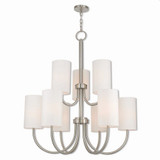 Haddonfield 9 Light Oversized Foyer Chandelier by Livex - 41168H