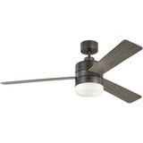 Era 3 Blade Ceiling Fan with Light Kit 52 Inch Wide by Generation - 3ERAR52