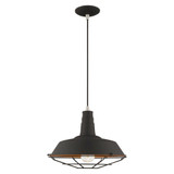 Metal Shade 1 Light Small Chandelier by Livex 41184 - 41184