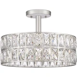 Coffman 3 Light 14 Inch Wide Semi Flush Mount by Quoizel - QF4046