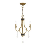 Glendale 3 Light Small Chandelier by Livex 41273 - 41273