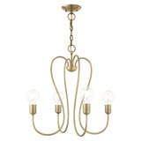 Lucerne 4 Light Small Chandelier by Livex - 41364