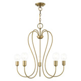 Lucerne 5 Light Medium Chandelier by Livex - 41365