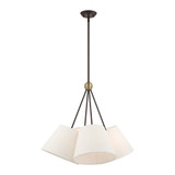 Prato 4 Light Medium Chandelier by Livex 41384 - 41384