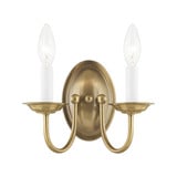 Home Basics 2 Light Wall Sconce by Livex - 4152