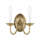 Home Basics 2 Light Wall Sconce by Livex - 4152