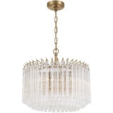 Lofton 5 Light Chandelier 17 Inch Tall and 18 Inch Wide by Crystorama - LOF-5005